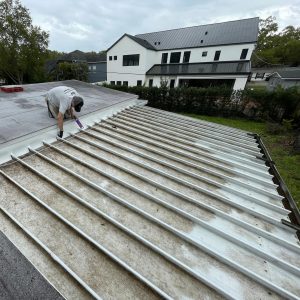 Custom Metal fabrication on a residential home